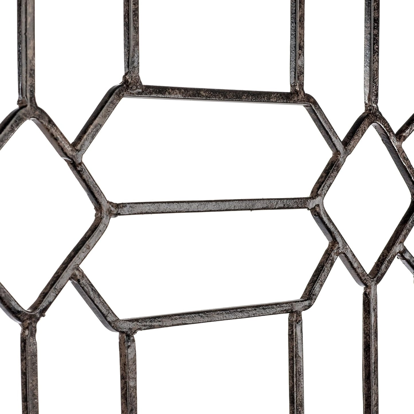 H Potter Garden Trellis for Climbing Plants Metal Outdoor Wall Decor or Flowers Roses Vine Ivy Clematis Large