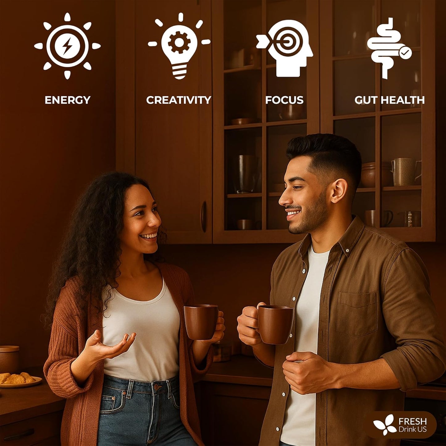 FreshDrinkUS, Ginseng 6 Treasures Kidney Tea, 30 Packs Of Super Kidney Cleanse Detox Tea For Men & Women, 100% Natural Roots & Berries | Caffeine-Free | Adaptogenic Blend for Energy, Wellness & Vitality Support