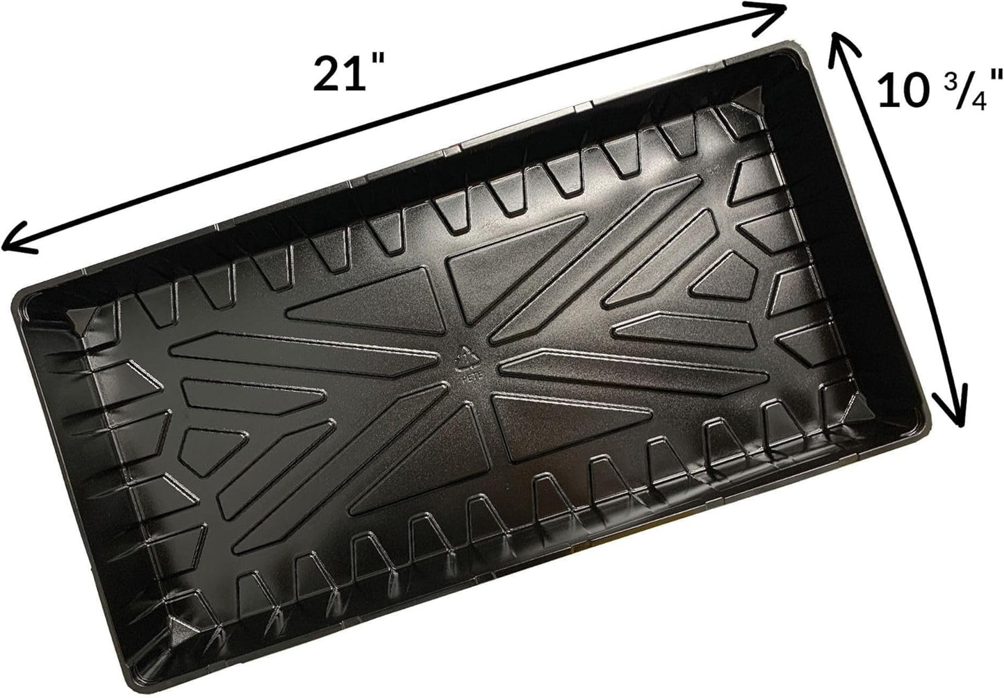 Jiffy Seed Starting Tray Seed Starter Kit with Humidity Dome - 10 Trays and Domes