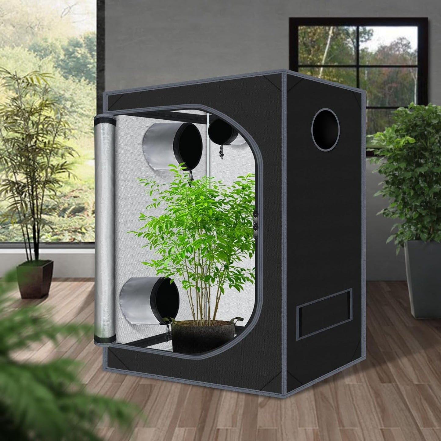 Grow Tent 36"x60"x78" Growing Tents for Indoor Plant 600D Mylar Hydroponic High Reflective Grow Room for Plant Fruit Flower Veg Growing