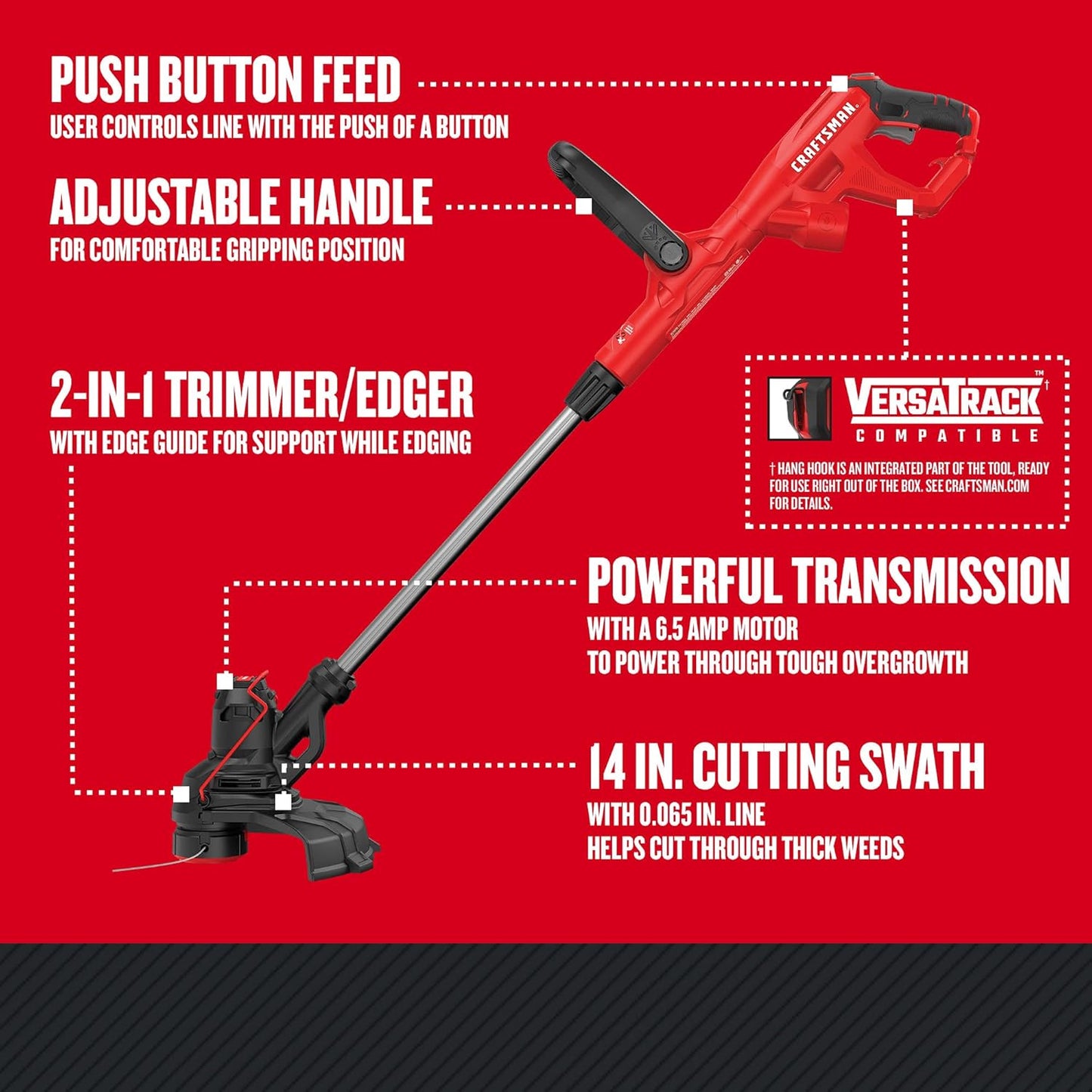 Craftsman WEEDWACKER® String Trimmer (CMEST913) and Replacement Spool (CMZST065)