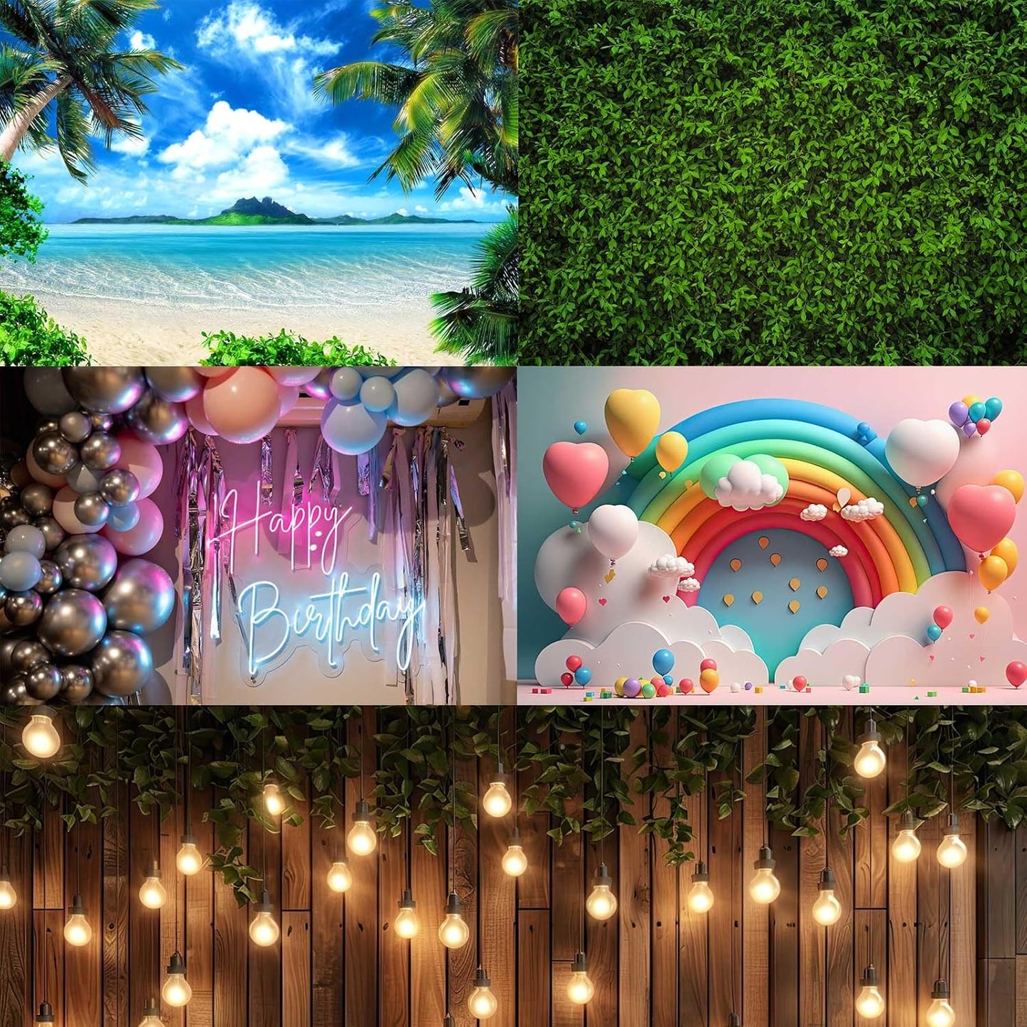 Reptile Habitat Backdrop Lush Tropical Plants and Rocks Terrarium Backdrop Dense Vegetation with Large Broad Leaves and Ferns Fish Tank Background Aquarium Wallpaper Poster Decor Vinyl 30x12in