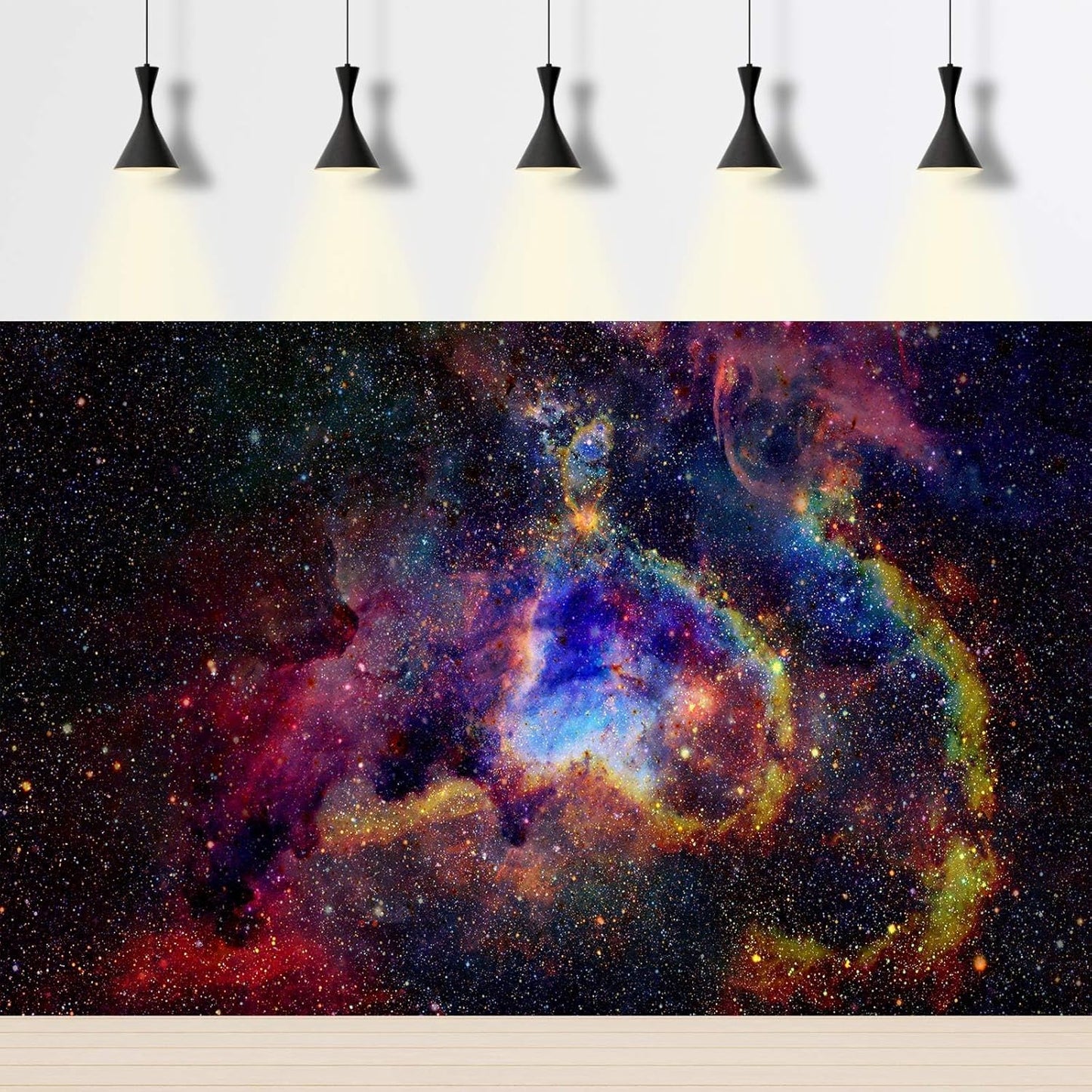 Outer Space Aquarium Background Fantasy Alien Planet Nebula and Galaxies Terrarium Background Stars Nebula Atmosphere Fish Tank Background Outer Space Reptile Tank Background 36x20in