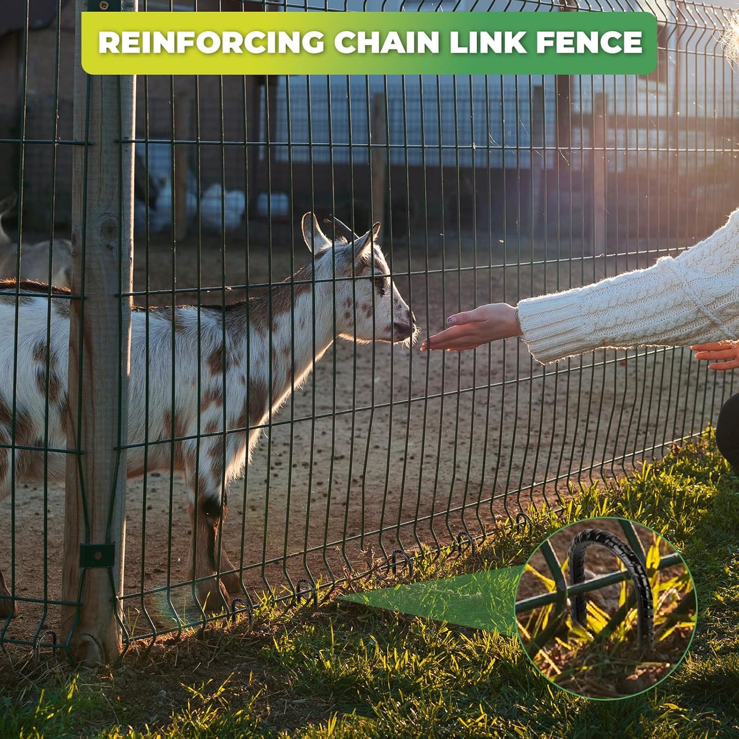 Ground Stakes 12 inches 18-Pack J Hook Rebar Stakes 5/16" Diameter Tent Stakes Heavy Duty Metal Stakes for Outdoor Decorations, Yard Inflatables and Chain Link Fence