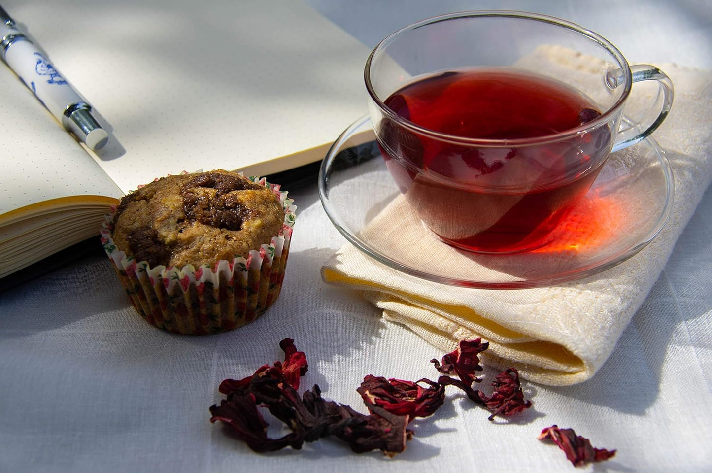 Sorrel Hibiscus Flowers (2 x 3Oz.) Herbal Tea Whole Petal 6 Oz - 100% Natural Dried Raw - Non GMO - Vegan - USFDA Inspected - Makes Refreshing Iced Tea Or Hot Tea