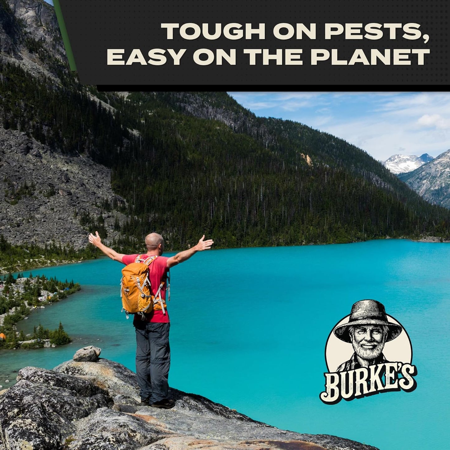 Burke's Natural Mosquito Repellent, DEET Free Mosquito Spray for Outdoor & Travel, 3 oz (90mL)