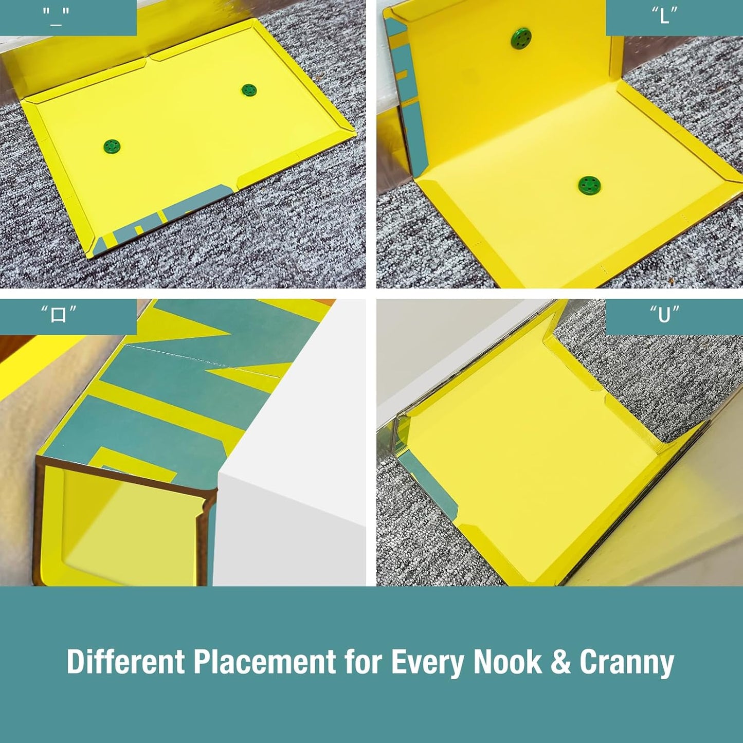 Mouse Trap Glue Board 13-Pack, 3X Faster Catch with Built-in Peanut Scent, Sticky Trap for Crawling Pests, Rats & Mice Extra Heavy & Sticky, Biodegradable, Indoors Home & Commercial