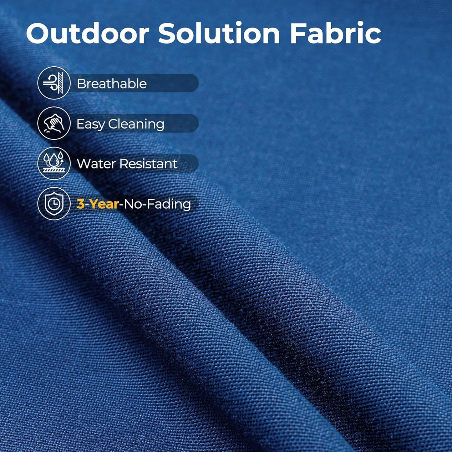 HOOOWOOO Outdoor Sectional Patio Furniture Set,7 Pieces Wicker Conversation Sets,Extra Deep Out Door Sofa Outside Furniture Couch with Ottoman,Navy Blue