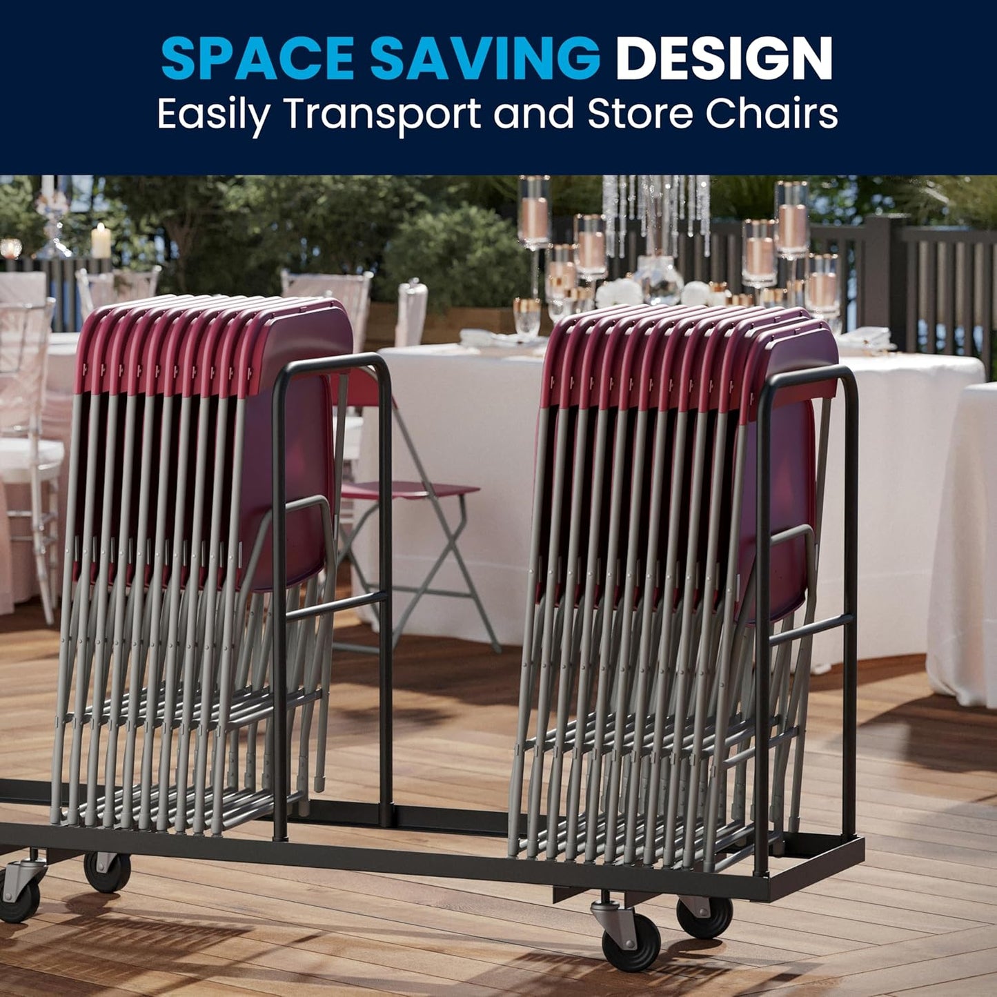 Flash Furniture Hercules Series Plastic Folding Chair - Red - 4 Pack 650LB Weight Capacity Comfortable Event Chair-Lightweight Folding Chair