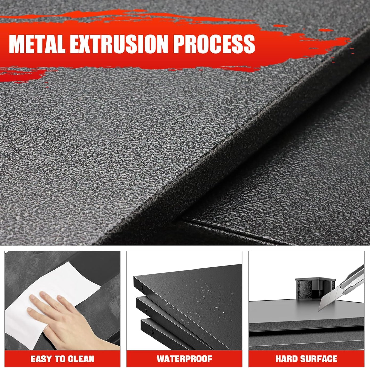 5 Shelf Heavy Duty Garage Shelving – Durable Metal Storage Shelf Organizer for Garage, Workshop, or Utility Rooms, Heavy Duty Shelving Rack for Maximum Strength 24" D x48 W x72 H